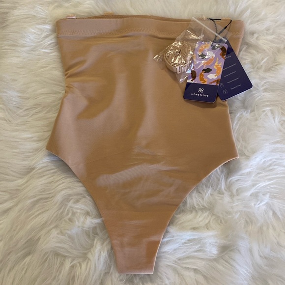 NWT Honeylove Super Power SuperPower Thong Shapewear, Nude "Sand" size S - Picture 8 of 12
